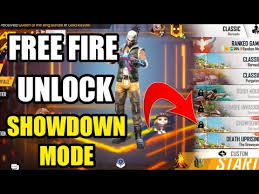 Garena free fire is great game. How To Open Unlock Showdown Mode In Free Fire Latest Update Youtube