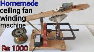 homemade coil winding machine