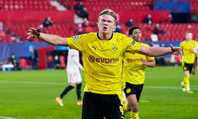 Espn fc's alexis nunes chats exclusively to borussia dortmund's erling haaland. Dortmund S Erling Haaland Scores Twice To Leave Sevilla With Uphill Task Champions League The Guardian