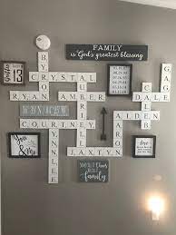 Hand Painted Scrabble Wall Tiles