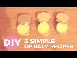 diy 3 super easy lip balm recipes