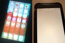 fix red vertical lines on iphone screen