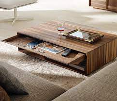 Teak Wood Coffee Table With Storage