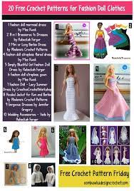 free patterns for fashion doll clothes