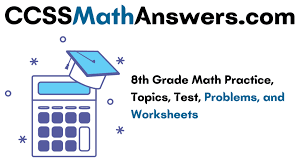 8th grade math practice topics test