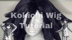 Kokichi wig tutorial danganronpa v3 EPIC COSPLAY - YouTube