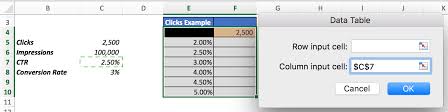 how to utilize excel data tables for
