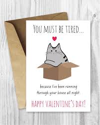Diy Valentine Card Printable Funny Valentine Cards Funny Cat