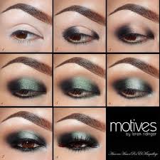 makeup tutorial green smoky eye