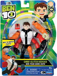 9pcs ben 10 action figure toys pvc model doll with lighting 12cm kids gift. Ben 10 Action Figure Four Arms Omni Glitch Wholesale