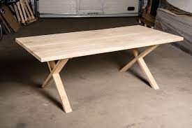 solid hardwood oak rustic kitchen table