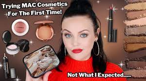 trying new mac cosmetics makeup