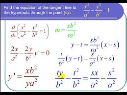 A Tangent Line To A Hyperbola