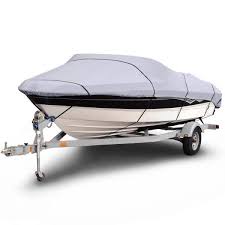 gray v hull runabout boat cover size bt