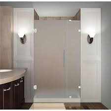 Completely Frameless Hinged Shower Door