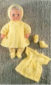 If i have the back of the pattern envelope, a copy of that is also included. Download Knitting Pattern For Doll 12 Inches And 16 Inches Etsy Baby Doll Clothes Patterns 12 Inch Doll Clothes Baby Doll Clothes