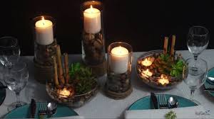 diy candle light dinner decoration