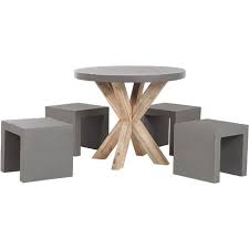 Fibre Concrete Round Dining Table