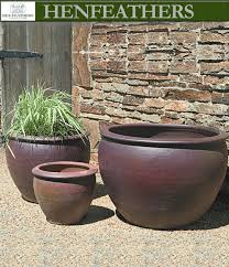tron cao pot set of 3 garden decor