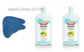 2 x vax steam detergent solution