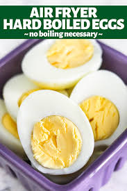 Remove the eggs before they are completely cooked and let them stand covered for around two minutes. Air Fryer Hard Boiled Eggs No Boiling Domestic Superhero