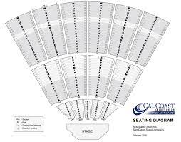 seating chart cal coast credit union