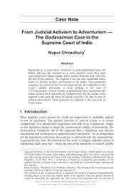 pdf from judicial activism to adventurism the godavarman case in pdf from judicial activism to adventurism the godavarman case in the supreme court of