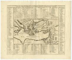 We disclaim any responsibility for damage sustained due to errors or omissions. Antique Map Asia Minor Turkey Greece Israel Egypt Italy Syria Chatelain 1732 Karte Theprintscollector