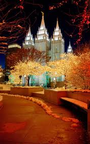 Temple Square Christmas Lights Salt Lake City Utah Lds