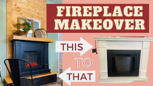 Fireplace Makeover Diy Fireplace