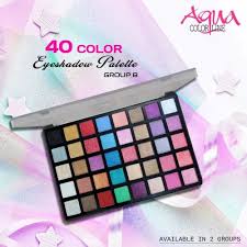 aqua color line 40 color eyeshadow