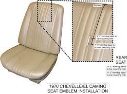 1970 Chevelle Seat Cover Ons