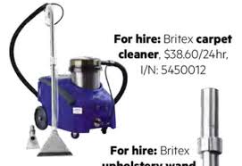 britex carpet cleaner offer at bunnings