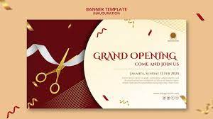 grand opening invitation psd 11 000