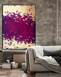 Purple Art Abstract