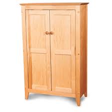 solid hardwood double door cabinet