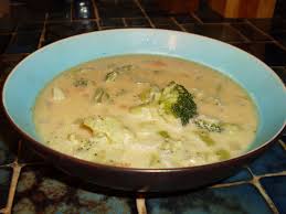 golden creamy broccoli soup recipe