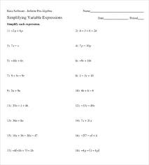 The equilibrium price is the market price where the quantity of goods demanded is equal to the quantity of goods supplied. Basic Algebra Worksheets With Answer Keys