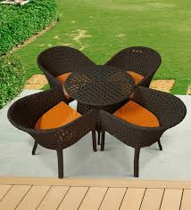 Buy Pristine Wicker Outdoor Glass Table