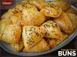 triangle oven buns step by step