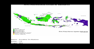 Sejarah penyebaran islam di nusantara. Peta Penyebaran Agama Di Indonesia Download Docx