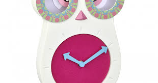 Pendulum Wall Clock Owl Lucy