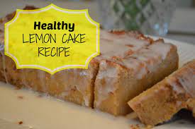 Healthy Lemon Cake Recipe gambar png