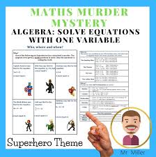 Maths Mystery Algebra Solve