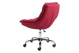 Red computer desks home office furniture. Red Plush Velvet Desk Chair Living Spaces
