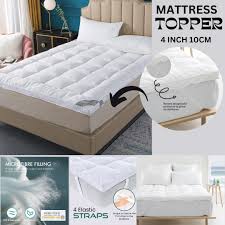 mattress topper king bed 4 inch 10cm