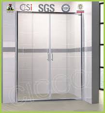 quality hinge adjust glass shower door