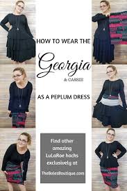 How To Wear The New Lularoe Ruffle Georgia Dress With A Llr