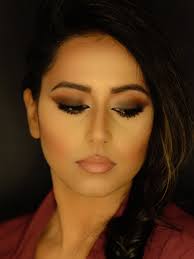 brown soft sultry smokey eye look
