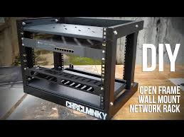 Open Frame Wall Mount Network Rack